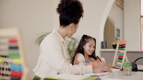 Mother, girl child and writing