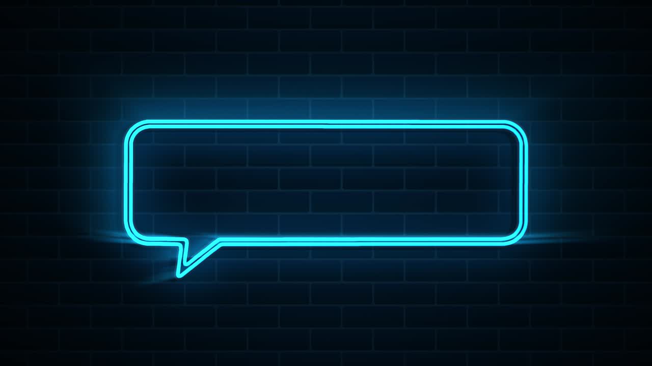 Animated white outlined speech bubble, chat balloon icon. Pictogram, comic book, anime. Useful for web site, banner, greeting cards, apps and social media posts. Chroma key, black screen background.