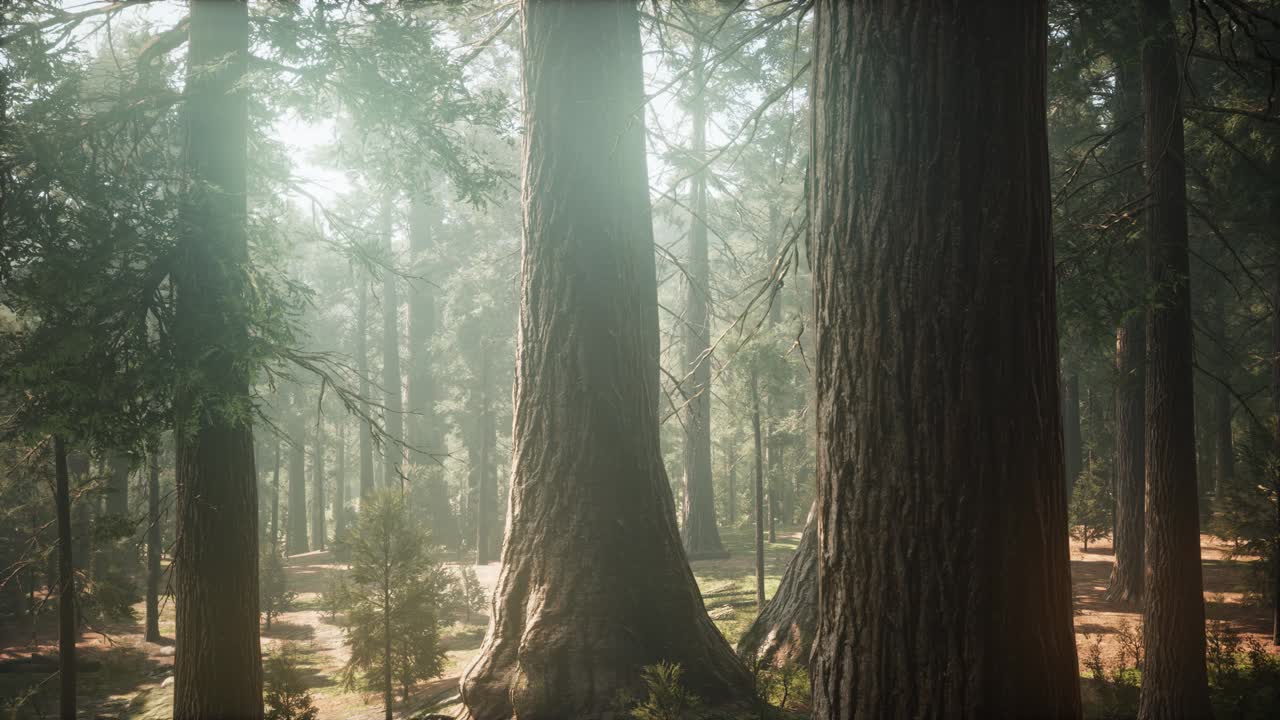 Alba nelle Sequoie, General Grant Grove, Parco Nazionale di Sequoia