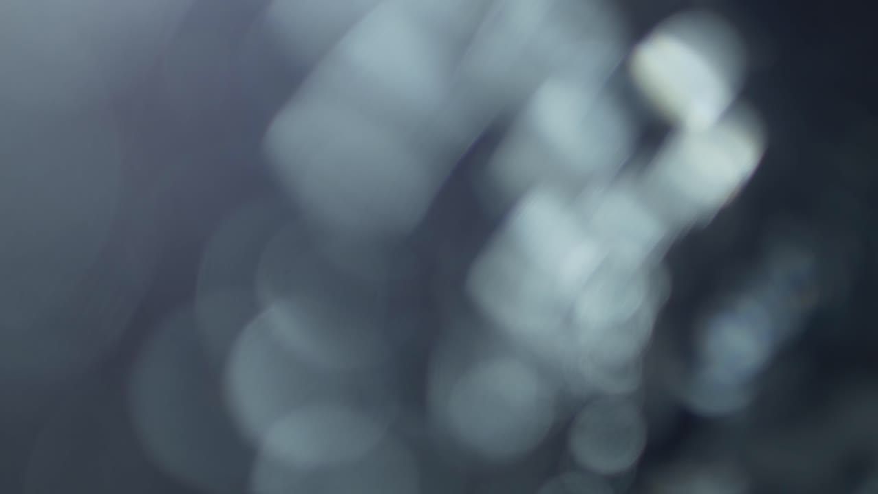 Astratto: Effetto di sovrapposizione con fughe di luce e bokeh.