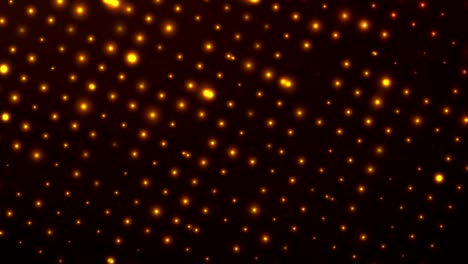 luces de color naranja encendidas abstracto animación de video brillante