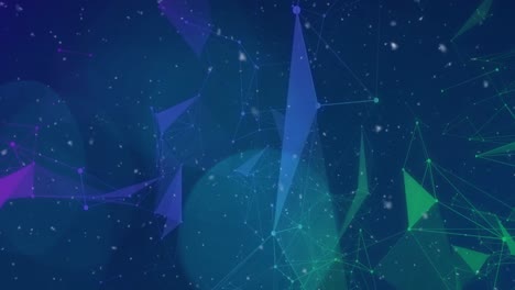 animation of unique abstract pattern with futuristic graphics and bokeh effect, copy space