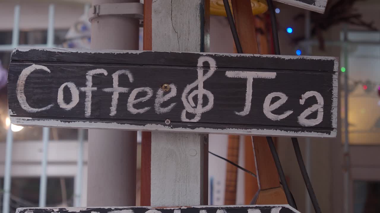 Coffee and Tea Sign