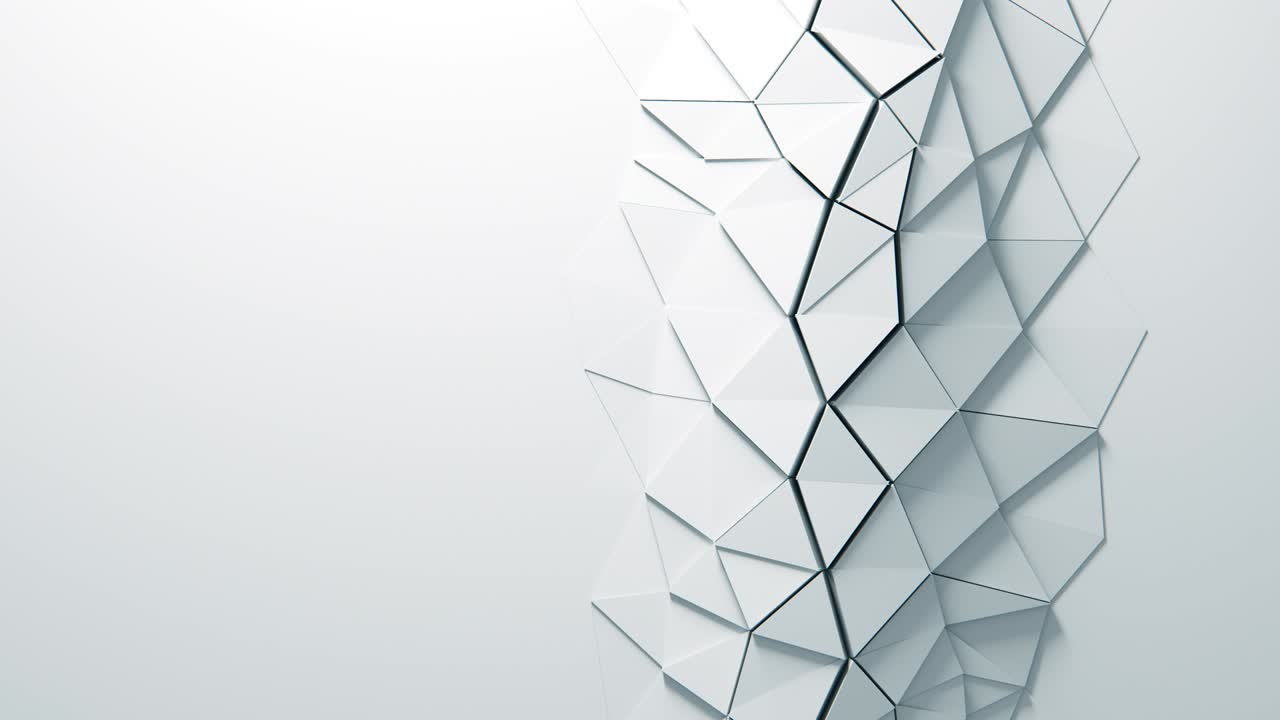 fondo abstracto de onda blanca para la presentación de negocios. patrón mínimo, renderización 3d animada. cubos. fondo de papel uhd 3840x2160.