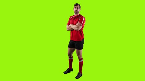 Professional-rugby-player-standing-with-crossed-arms-4k