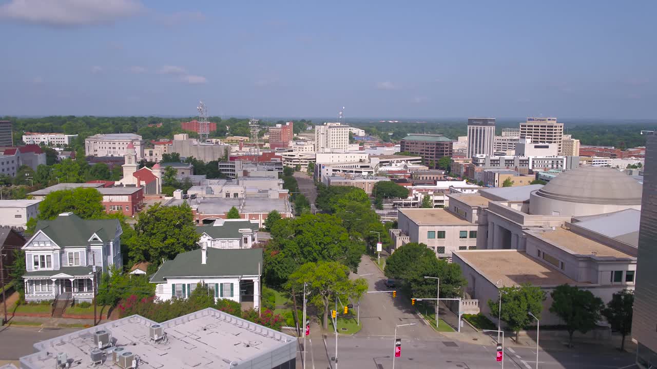Aerial Alabama Montgomery July 2017 Sunny Day 4K Inspire 2