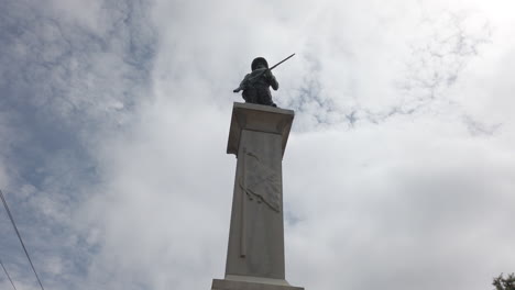 confederate solider statue in louisburg north carolina