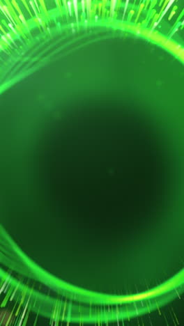 green abstract circular background