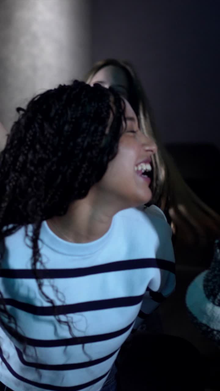 People laughing and enjoying themselves