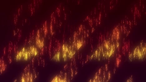 abstract golden particles background loop