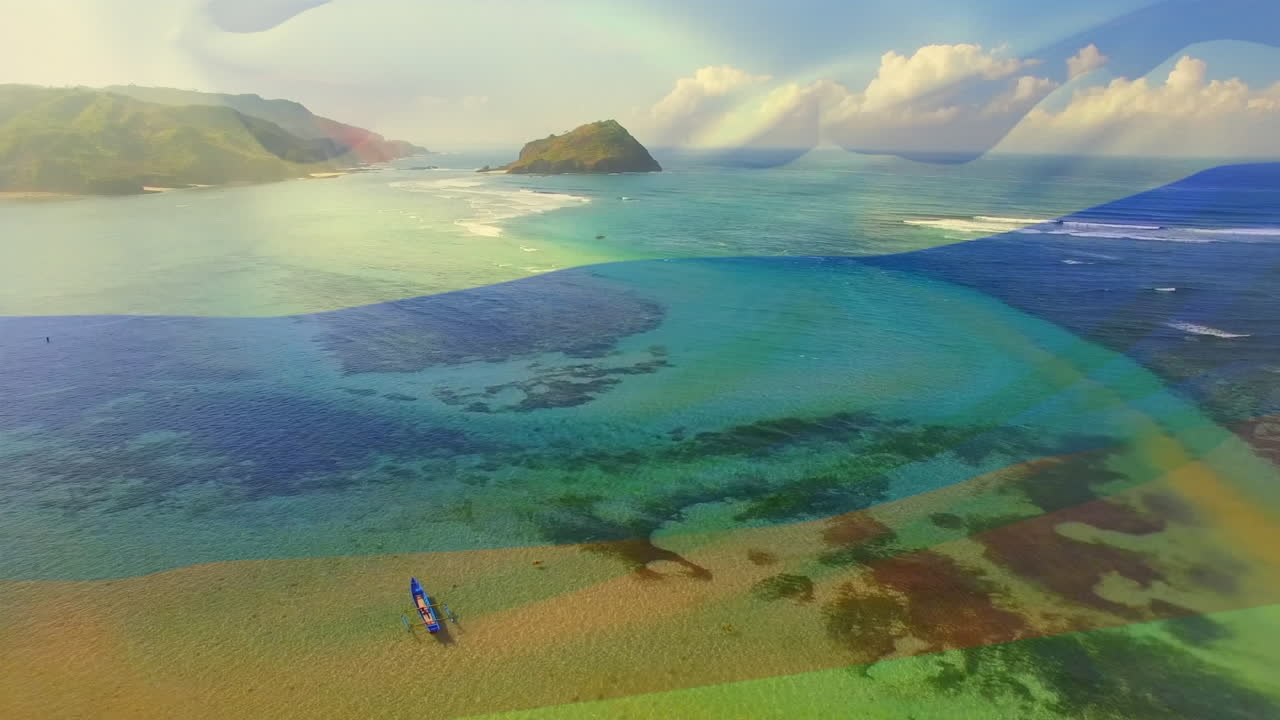 콜롬비아  ⁇ 발을 흔들고 있는 디지털 구성