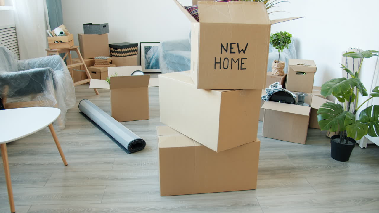 Moving Day Into a New Home