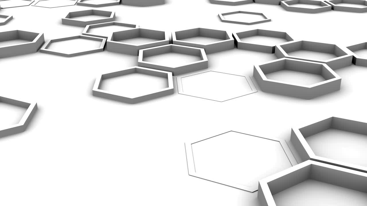 el fondo de los hexágonos