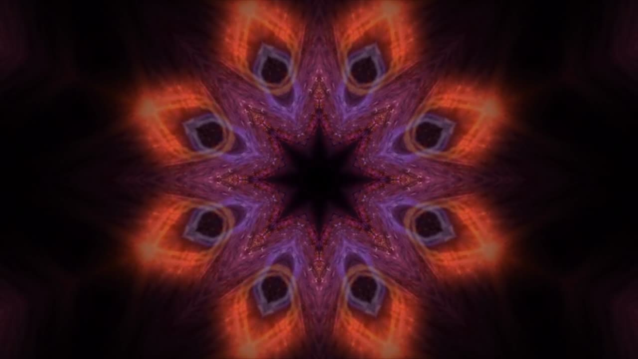 el fondo caleidoscópico de 4k de colores