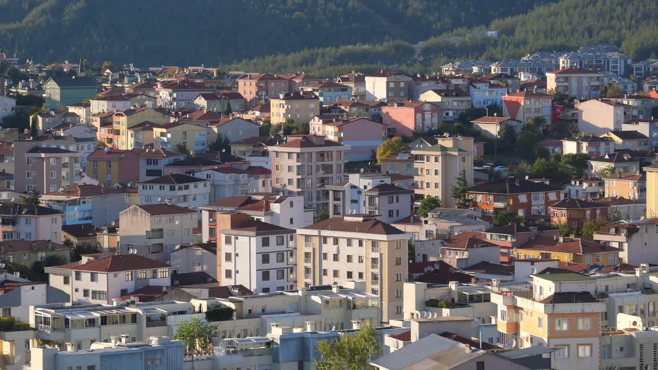 vista del paisaje urbano de un área residencial