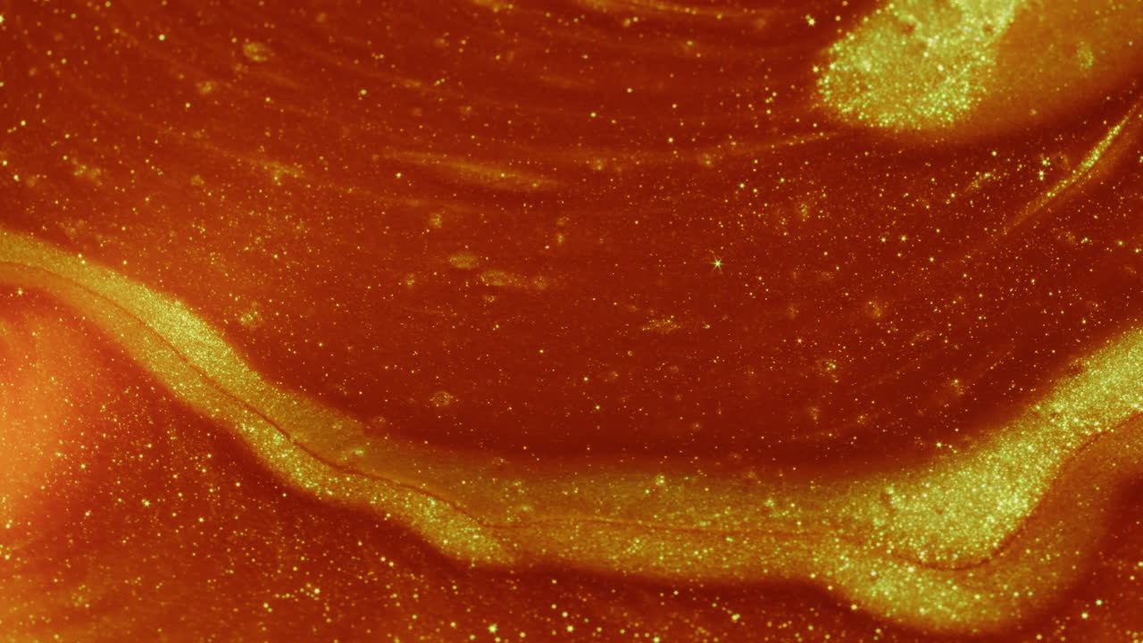 de macro oro fundido resumen. toma de primer plano