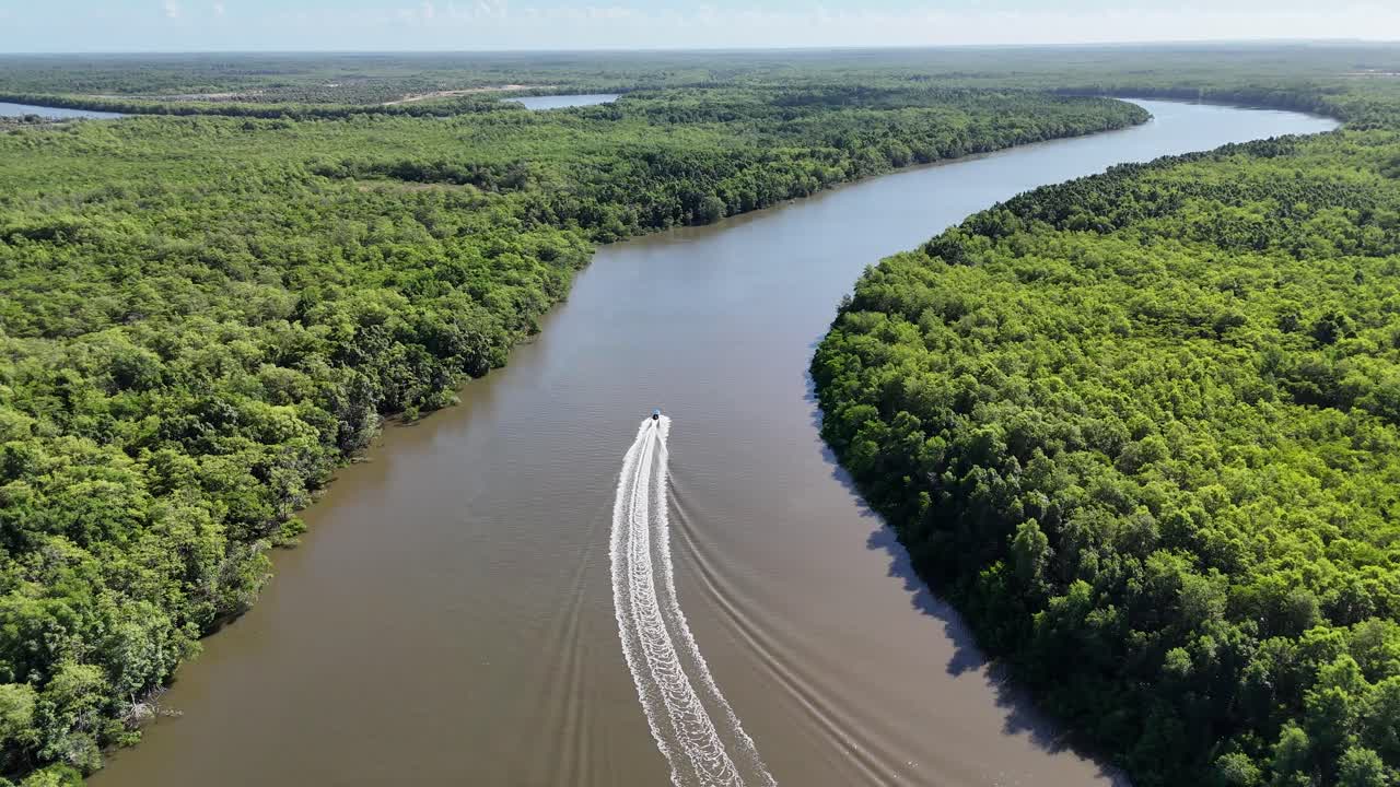 Parnaiba Delta At Parnaiba In Piaui Brazil. Winding River. Nature Scenery. Parnaiba Delta At Piaui. Brazilian Delta Of The Americas. Beach Landscape. Vacations Travel. Brazil Northeastern