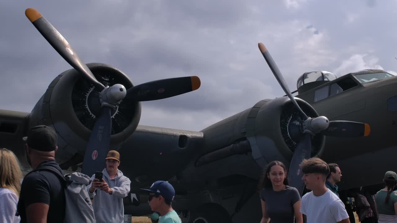 B-17 Flying Fortress at Air Show