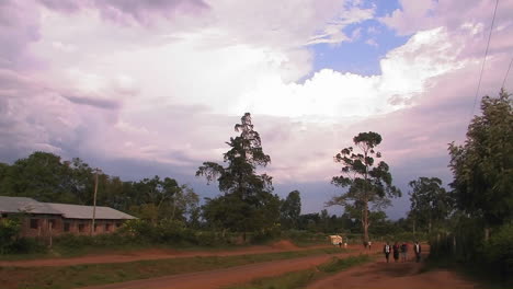 Afrikanisches-Ländliches-Dorf