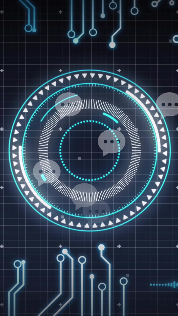 Scansione di un circuito stampato di computer ed elaborazione dati.