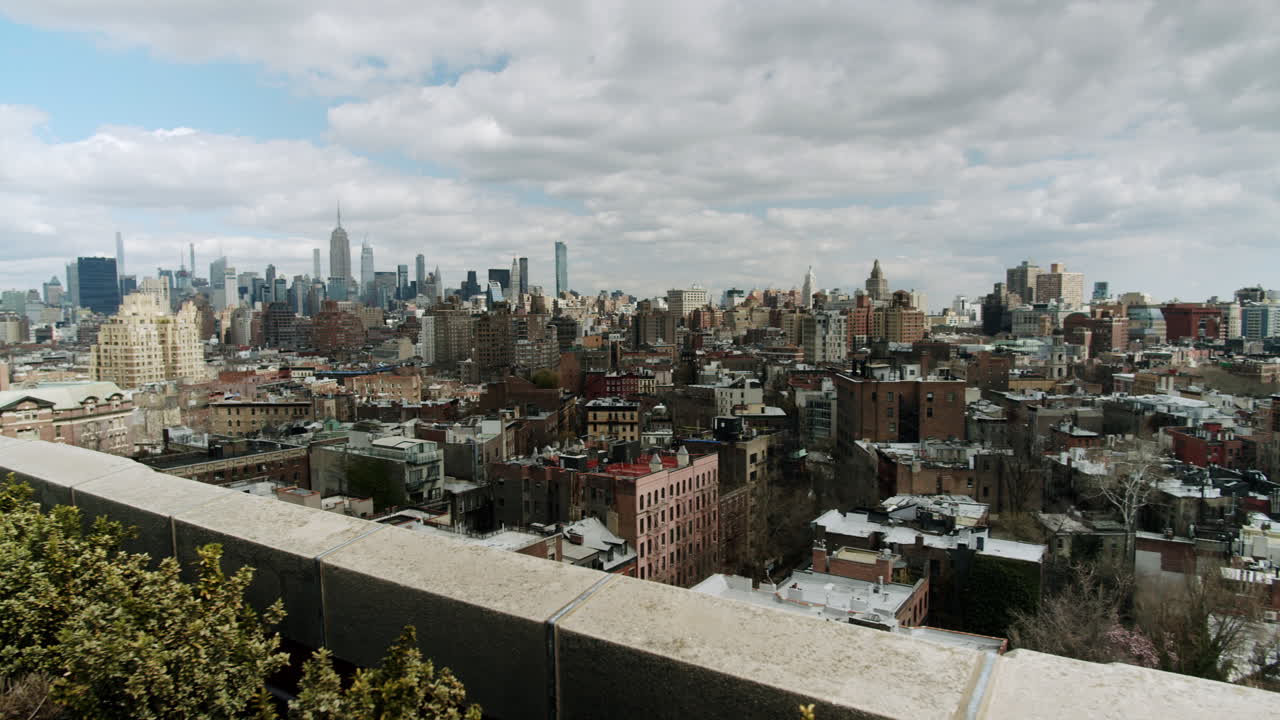 New York City Skyline from Rooftop