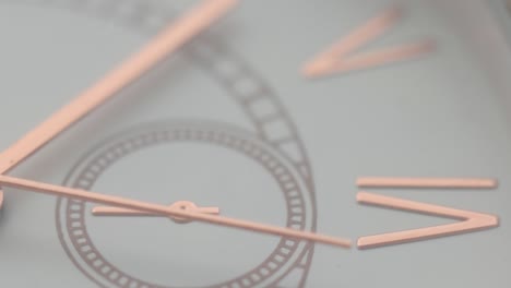 analog wrist watch hands macro close up. slider shot, real time, no people, 1:1 magnification