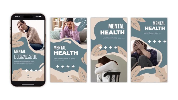 Mind Matters Mental Health Instagram Story Templates