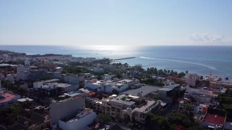 aerial view playa del carmen mexico