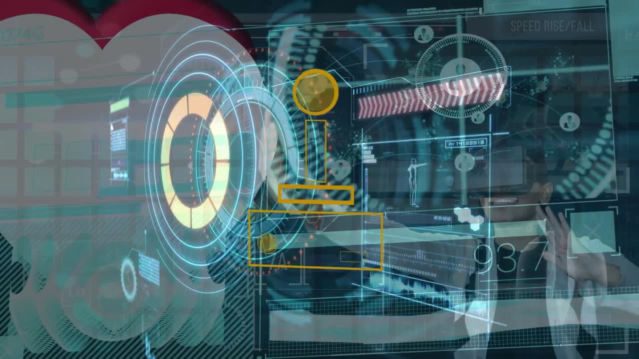 animación del icono del gamepad sobre el procesamiento de datos