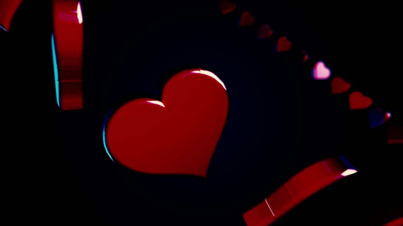 빨간 심장 애니메이션