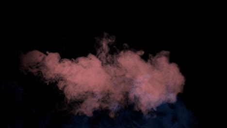 4k colorful fog and smoke effect