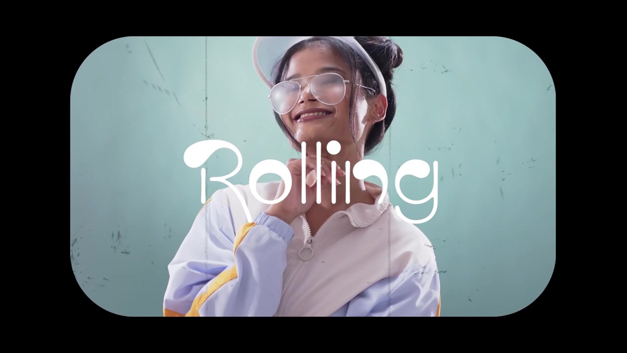 Stylish Young Asian Woman Posing in Retro Fashion in Studio
