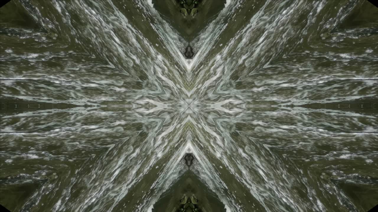 caleidoscopio de tomas de la naturaleza, wissahickon creek