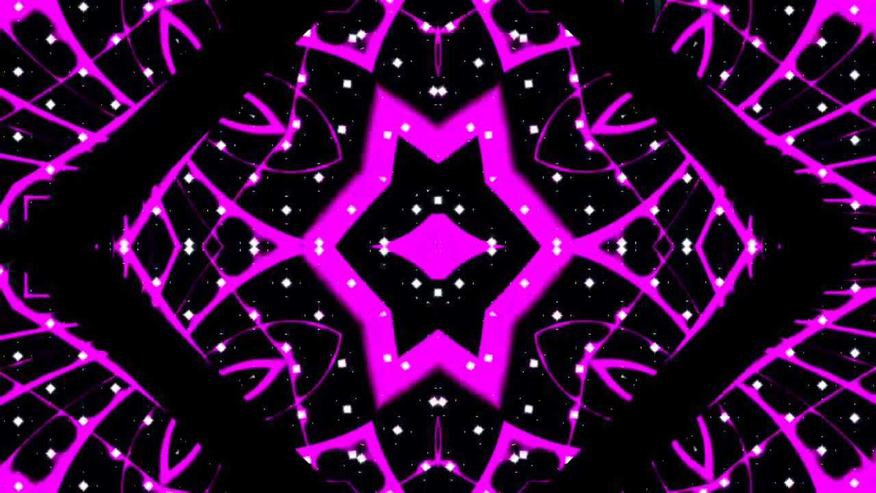 Kaleidoskopická světla VJ smyčka Pohybové pozadí