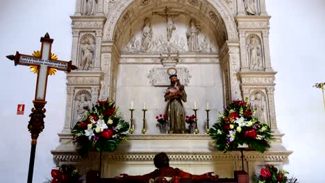 interior of the monastery of san juan de los reyes.