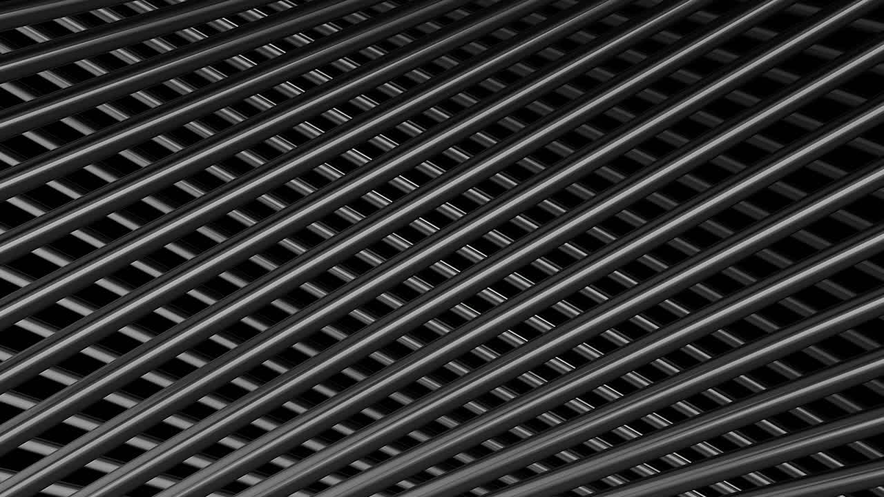 patrón de líneas metálicas negras abstractas