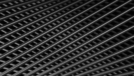 abstract black metal lines pattern