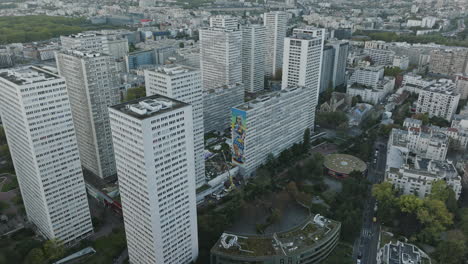 aerial paris 13th: rich history, architectural allure, and a robust economy make