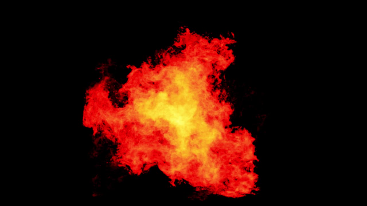 un hogar de fuego rápido y febril