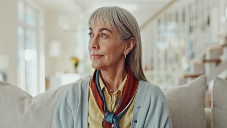 portrait of a mature woman in a home setting