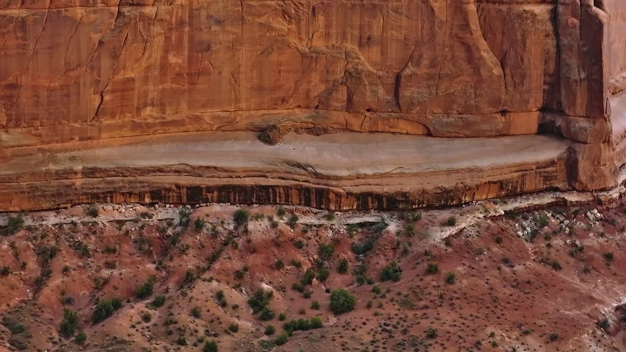 Formazioni rocciose nella Moab Valley, Utah, durante le ore diurne