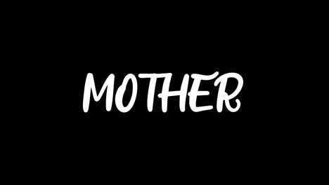 happy mother's day. mother's day animation. mother's day animated. 4k video animation.