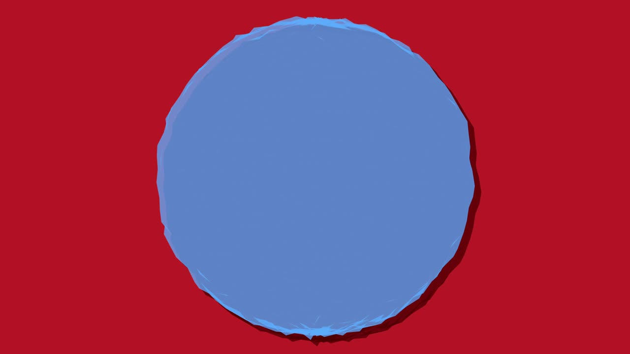 abstracto esfera de bola 3d movimiento fondo rojo azul