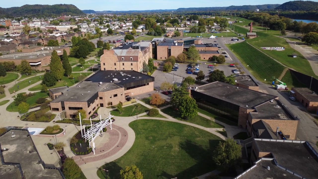 Shawnee State University, Portsmouth, Ohio, riprese con drone.