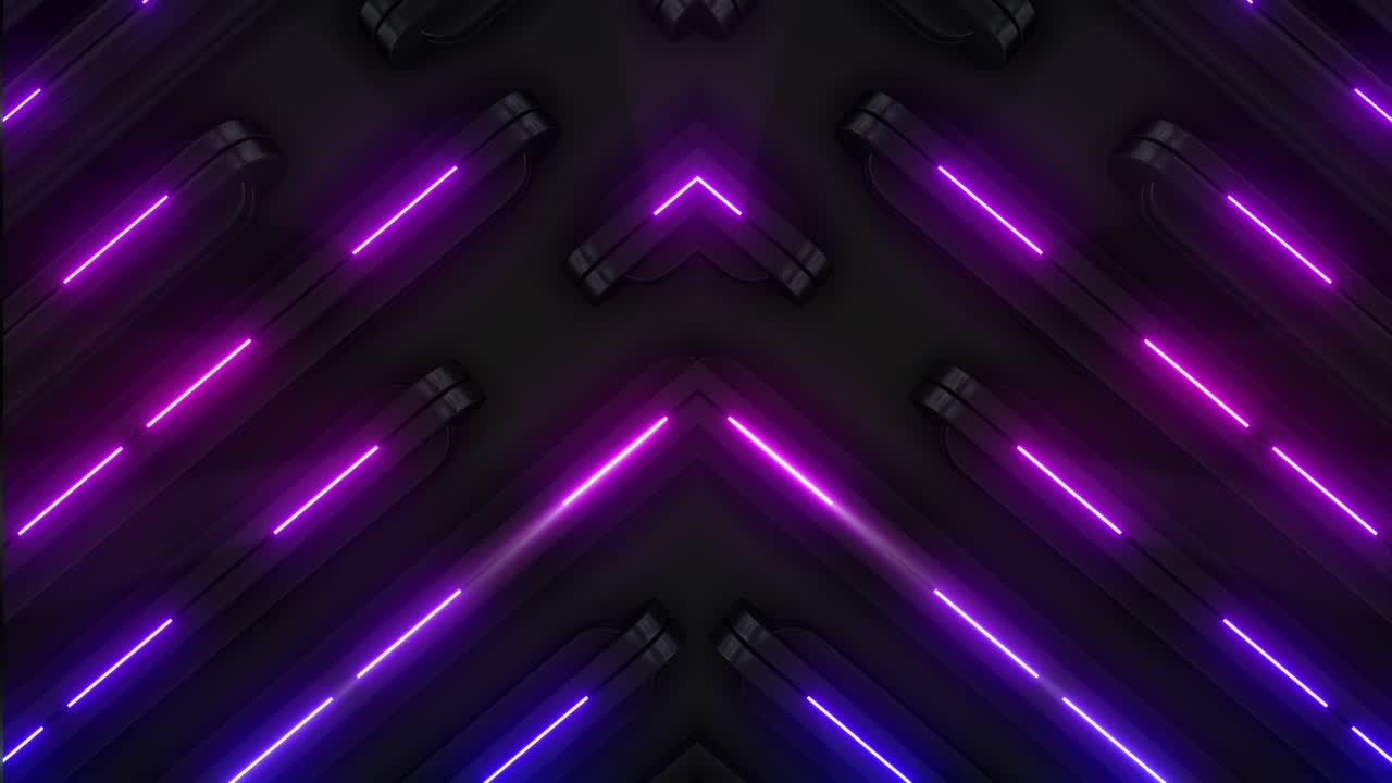 Abstract Neon Geometric Pattern Background