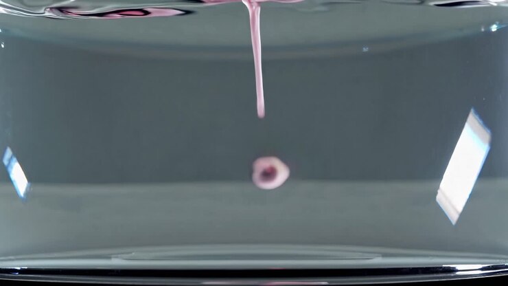 Pink Blæk i Vand