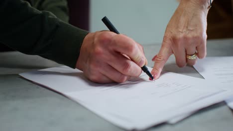 signing documents