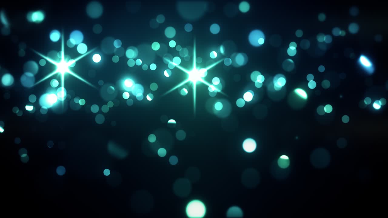 움직이는 불빛, 초점을 잃은 반사, 루프 가능한 보케 배경