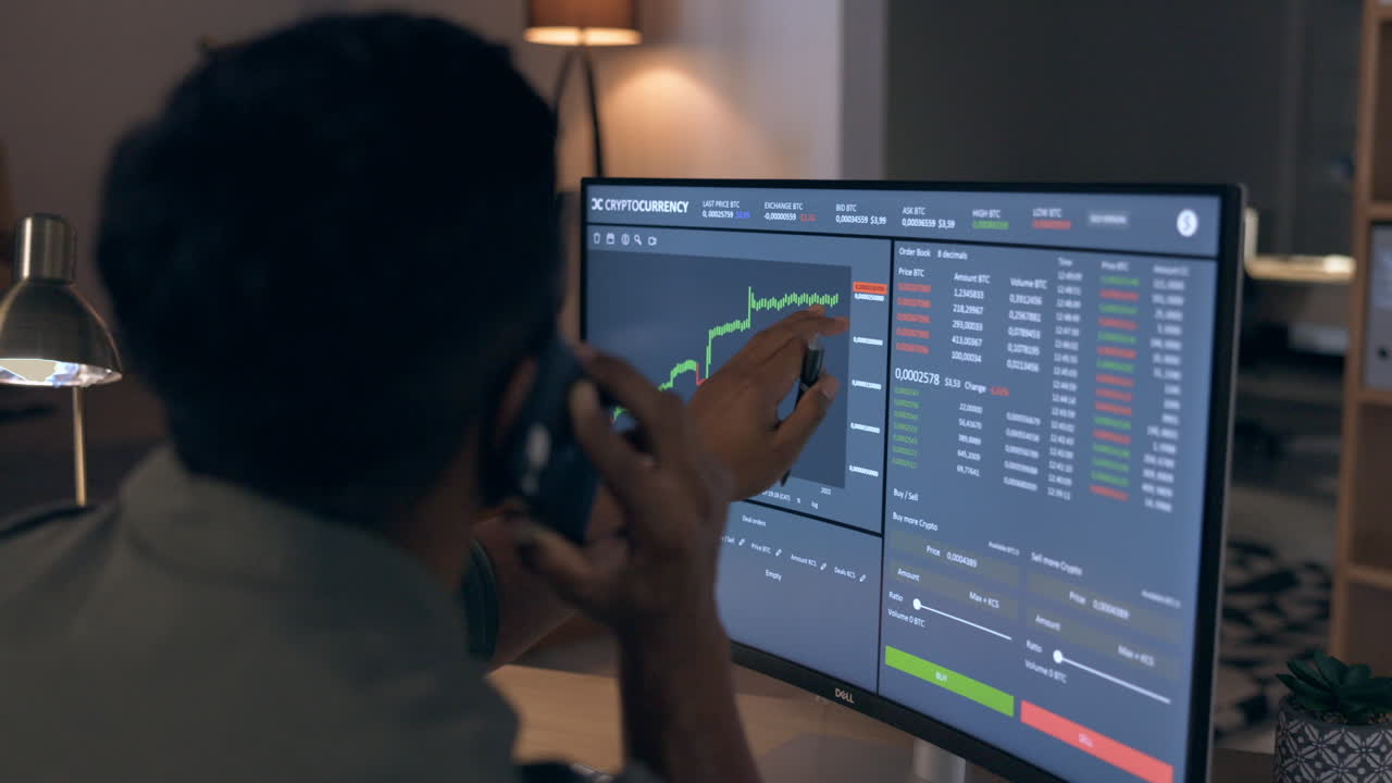 pantalla de computadora, criptomoneda