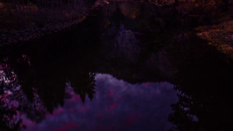 time-lapse - sunset reflection on merced river - yosemite